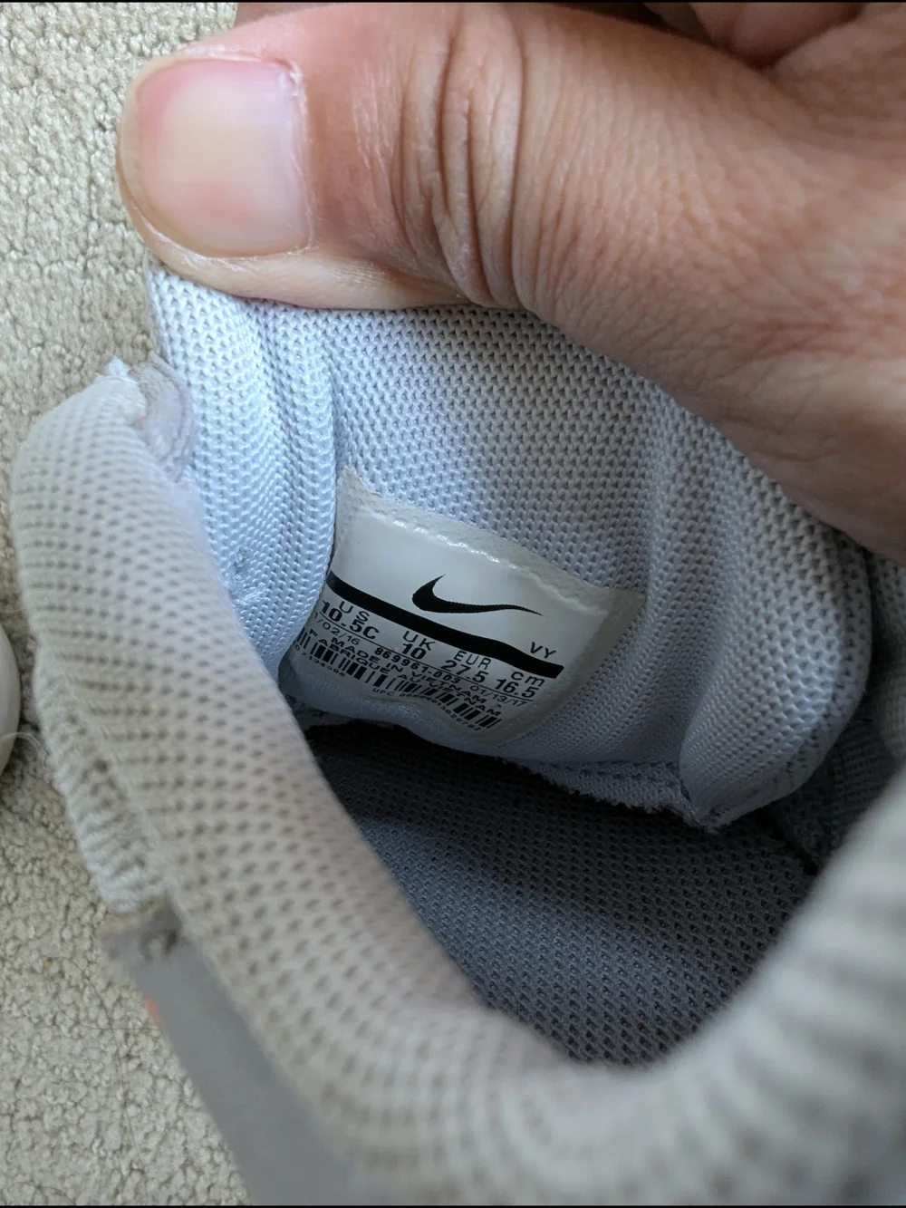 Nike Sneakers Athletic Shoes Toddler Boy 10.5C Sports Active Running School Play